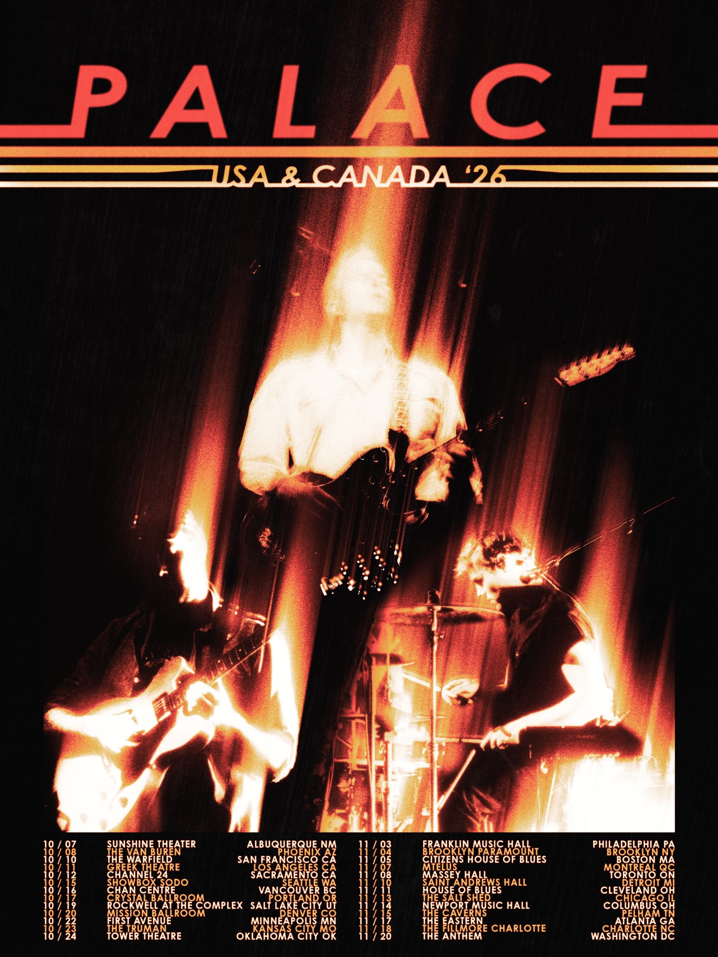 Palace Tour Poster 2026